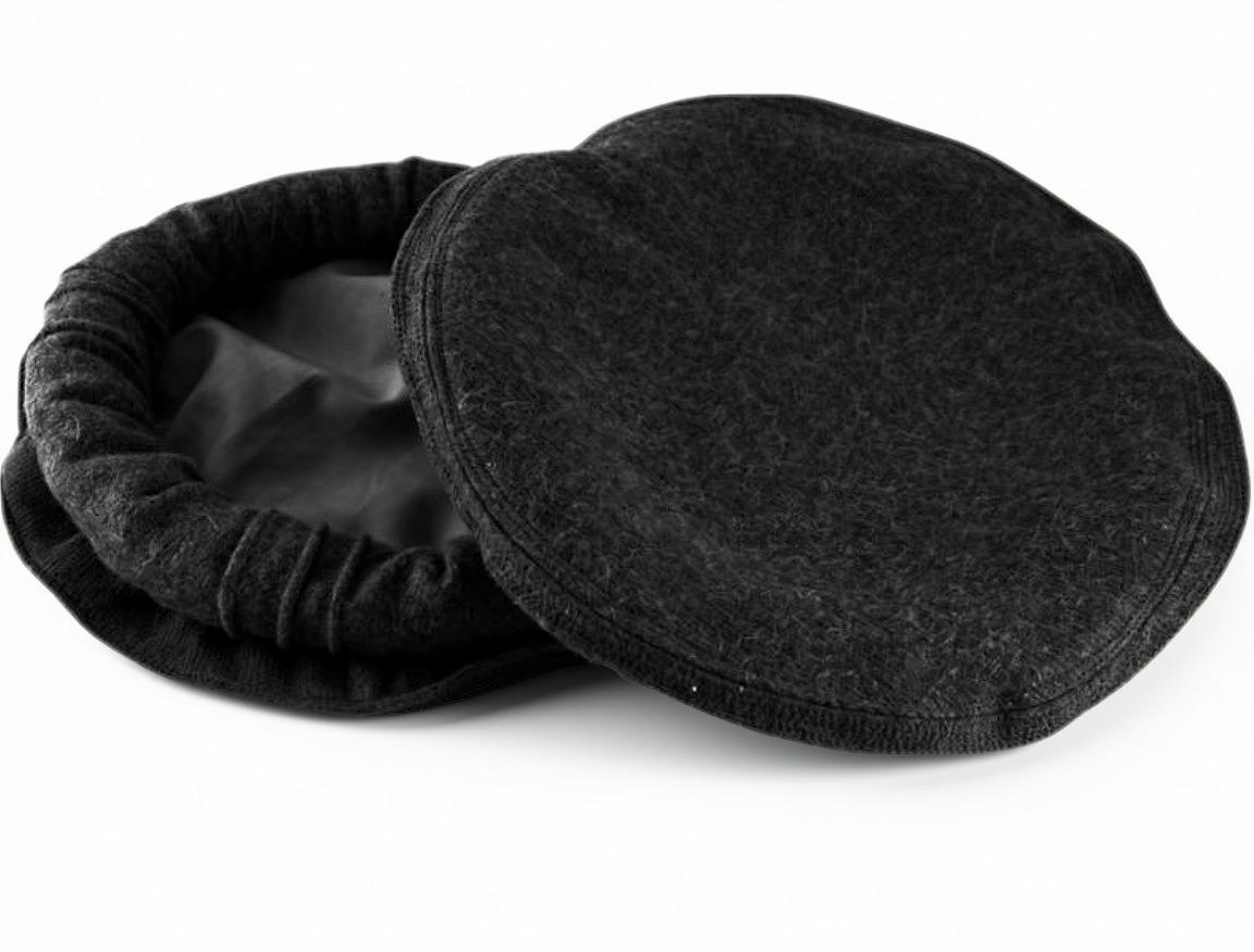 Luxury Handmade Pure Wool Black Chitrali Pakol