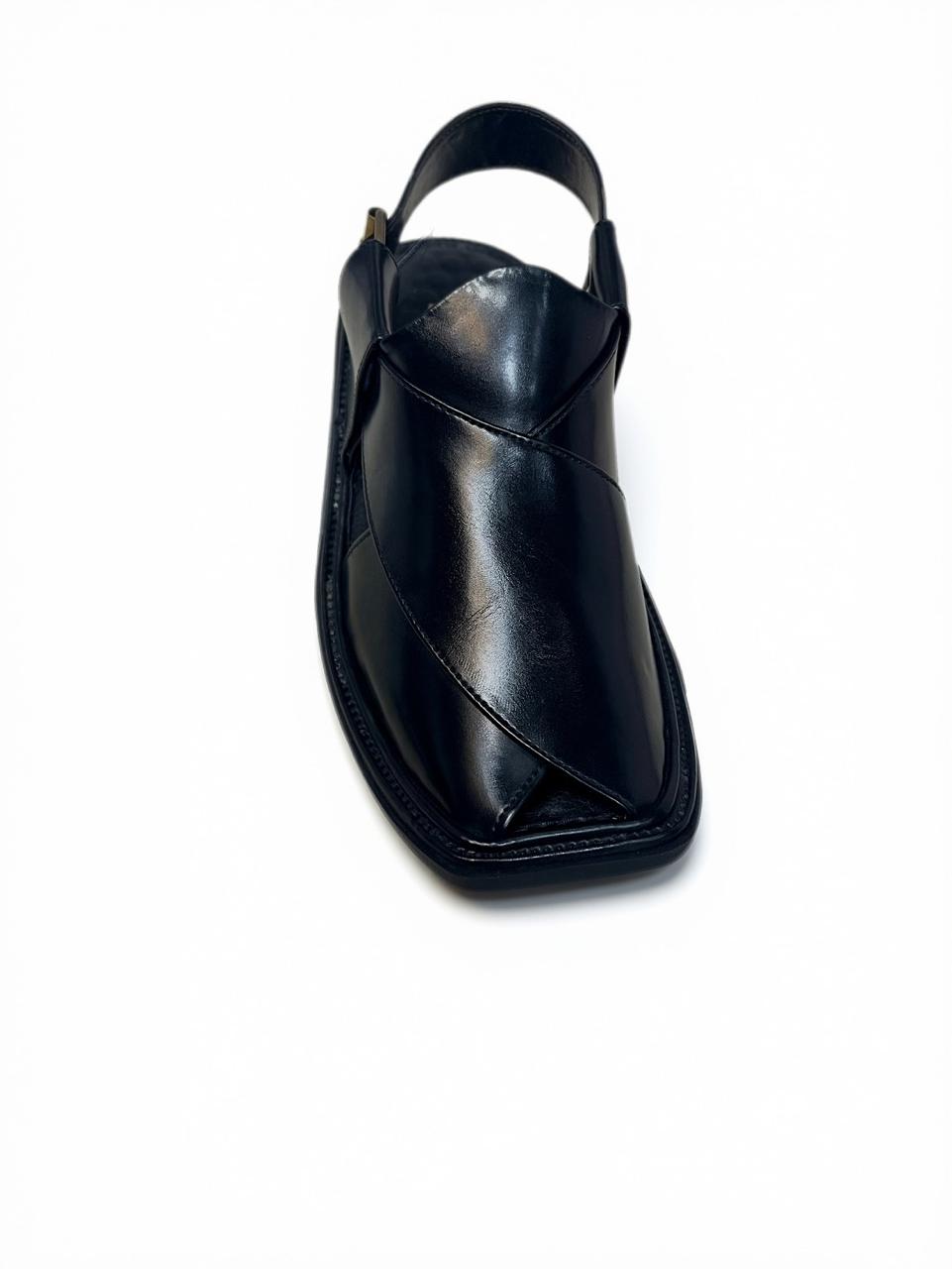 Black Smart Zalmi Peshawari Chappal