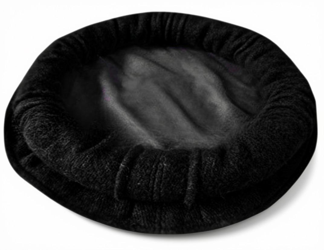 Luxury Handmade Pure Wool Black Chitrali Pakol